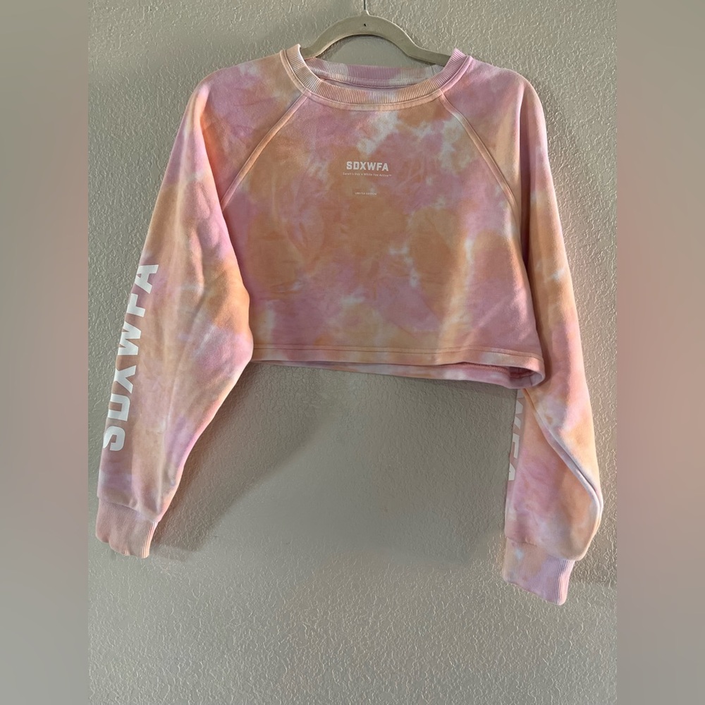 Sarahs Day X White Fox Active cropped sweatshirt
